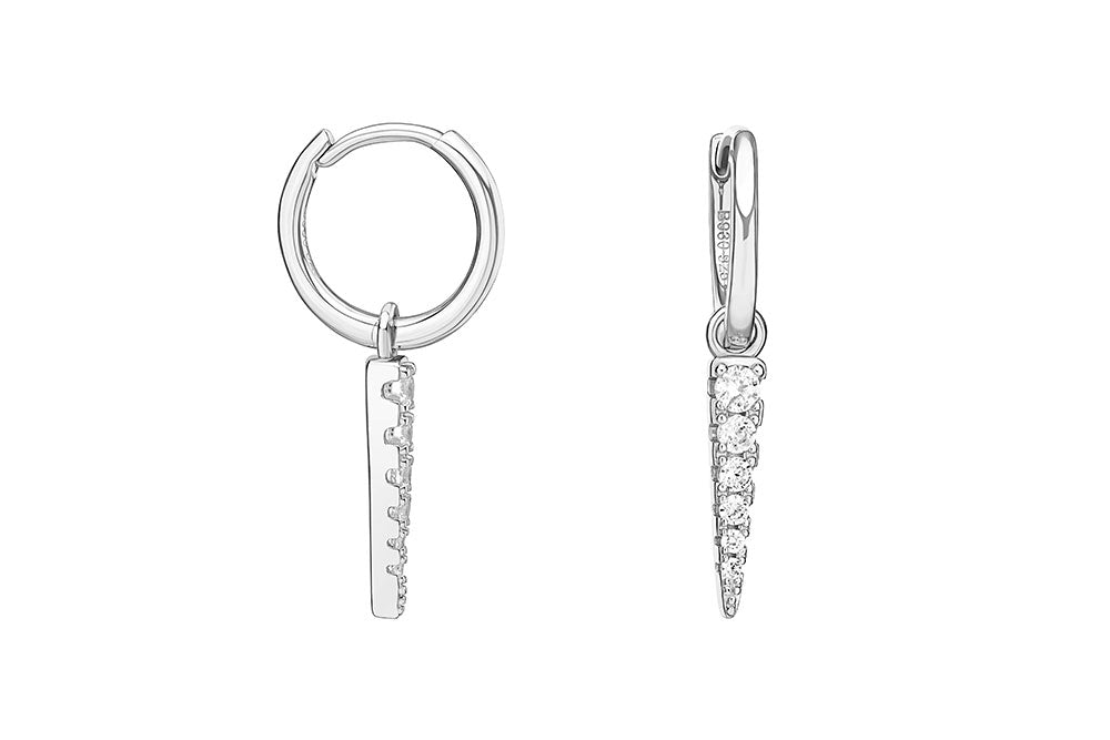 Argolinha com Ponta Cravejada de Zircônia